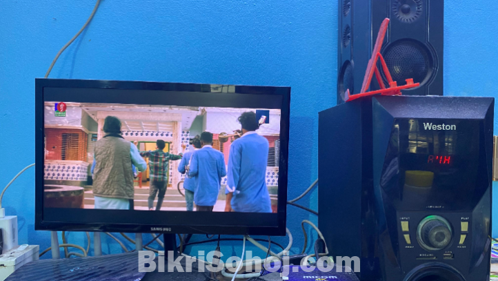 MICOM TV BOX SAMSUNG 18 INCH MONITOR